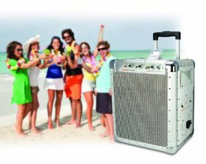 ION Block Rocker Battery Powered Speaker System for iPod ION Block Rocker Battery Powered Speaker System for iPod